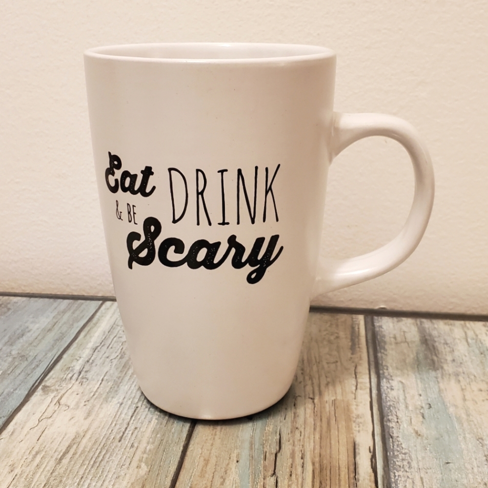 Eat drink & be Scary IQ Accessories Halloween 🎃 tea coffee mug